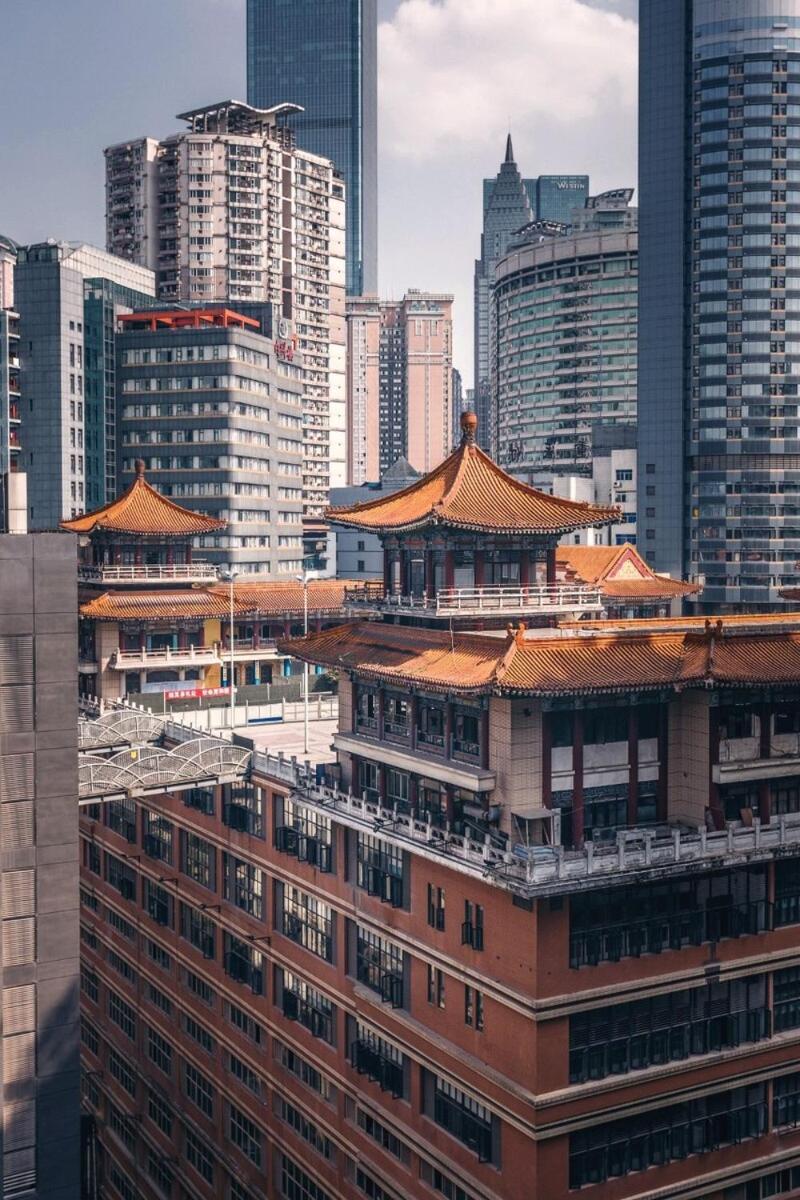 Boutique Of Meditation With Cuisine & Night View, Exit 2 Liujiatai Station Line 9 Tsjoengking Buitenkant foto