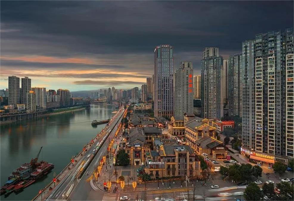 Boutique Of Meditation With Cuisine & Night View, Exit 2 Liujiatai Station Line 9 Tsjoengking Buitenkant foto
