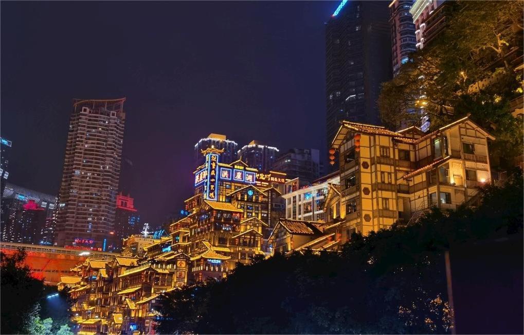Boutique Of Meditation With Cuisine & Night View, Exit 2 Liujiatai Station Line 9 Tsjoengking Buitenkant foto