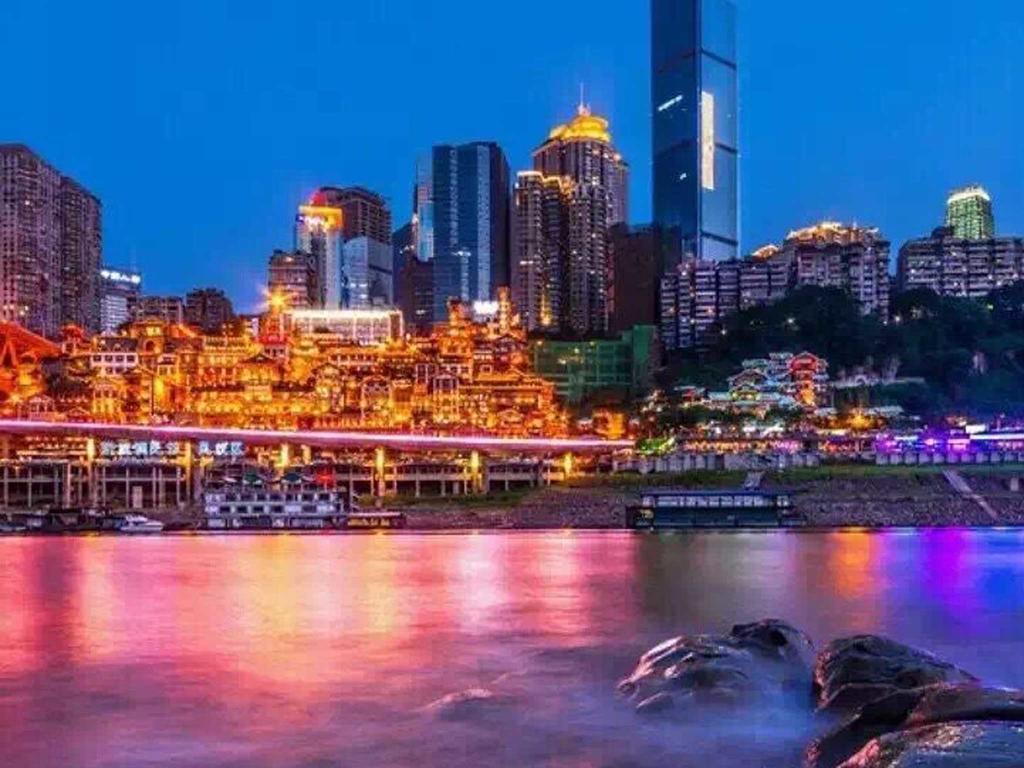 Boutique Of Meditation With Cuisine & Night View, Exit 2 Liujiatai Station Line 9 Tsjoengking Buitenkant foto