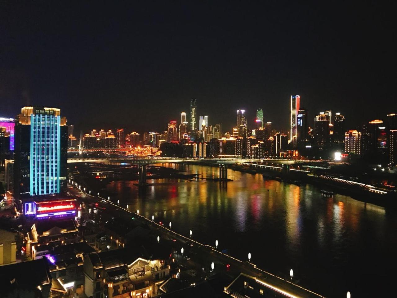 Boutique Of Meditation With Cuisine & Night View, Exit 2 Liujiatai Station Line 9 Tsjoengking Buitenkant foto